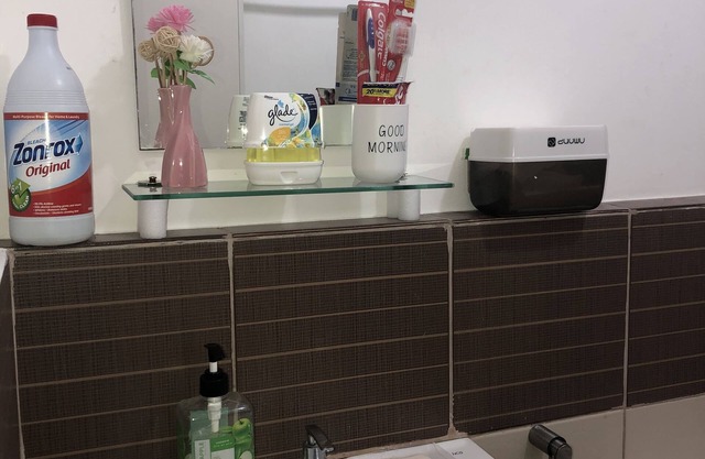 Sanitized, quite with 50mbps net, 42 inch tv & Netflix
