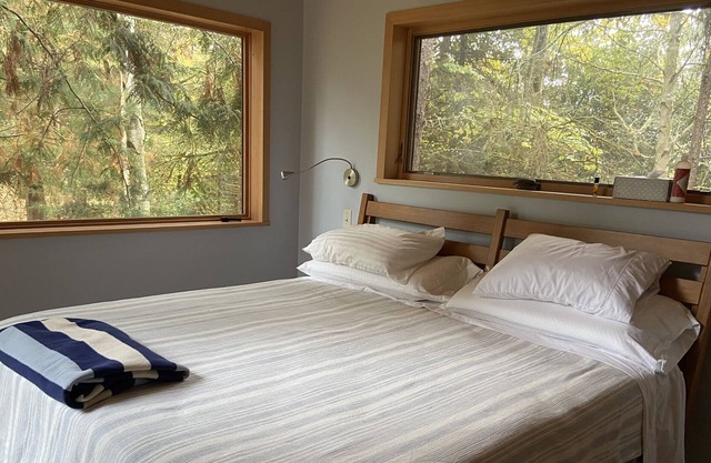 Scandinavian inspired small house in the woods