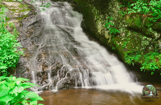 Scenic Falls Cabin - Luxury Retreat w/Private 65’ Waterfall & Natural Pool