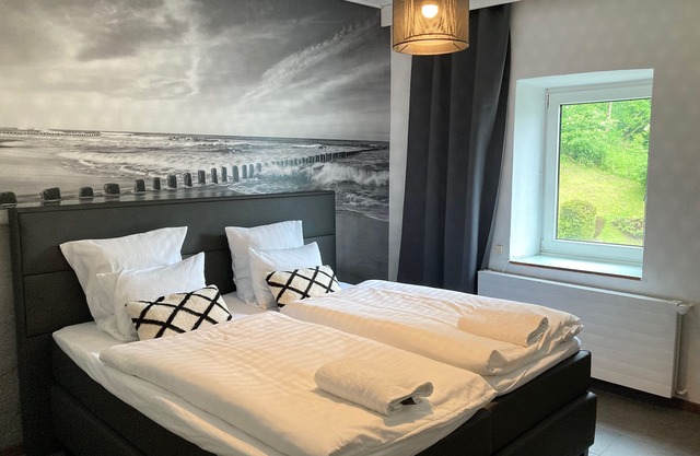 Schöne Wohnung mit 2 Schlafzimmer und Meerblick, Haustierfreundlich
