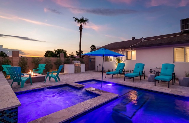 Scottsdale Oasis w/Game Room, Pool, Hot Tub & Fire Pit–Minutes to Old Town Fun!