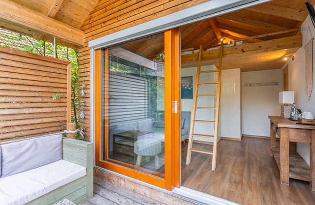 Sea lodges on our own lake