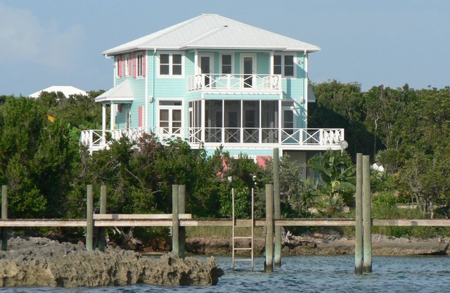 Sea of Abaco With Dock