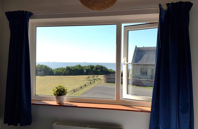 Sea View House: Large modern Beachfront home with downstairs Bedroom & Bathroom