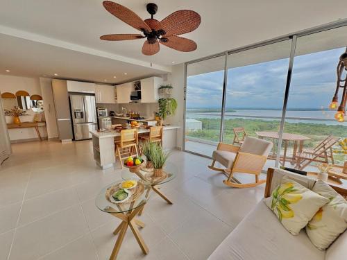 Sea view with private balcony