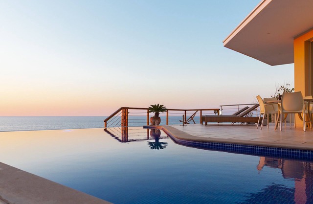 Seafront luxury villa with private swimming pool in Pomos, Cyprus.