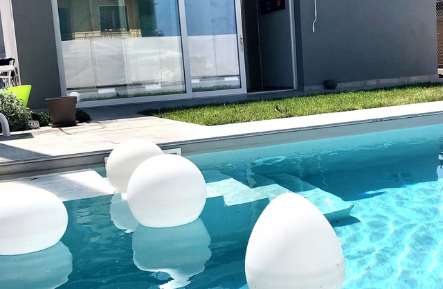 SEASIDE CHALET WITH POOL