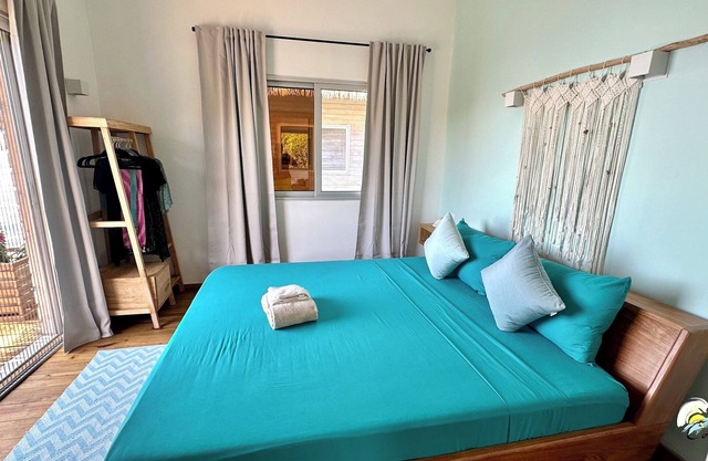 Seaside Dream Over Water Bungalow, Bedroom, King Bed, Living Room, Kitchenette