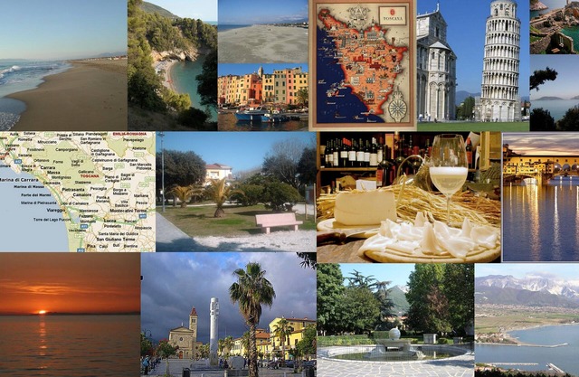 Seaside in Marina di Carrara, apartment with garden