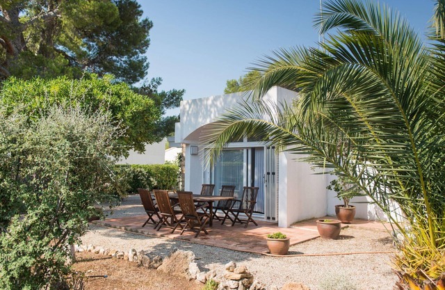 Seaside Villa Steps from Calafat Beach with Terrace and BBQ