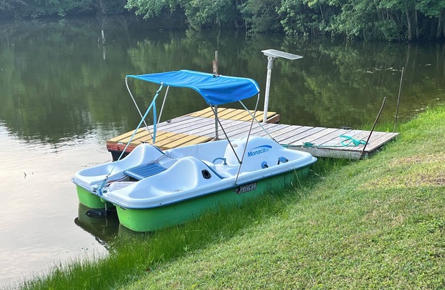 Secluded, acreage,1.5m to dwntn. Fishing-paddleboat-nature trail-KING Sleep# Bed