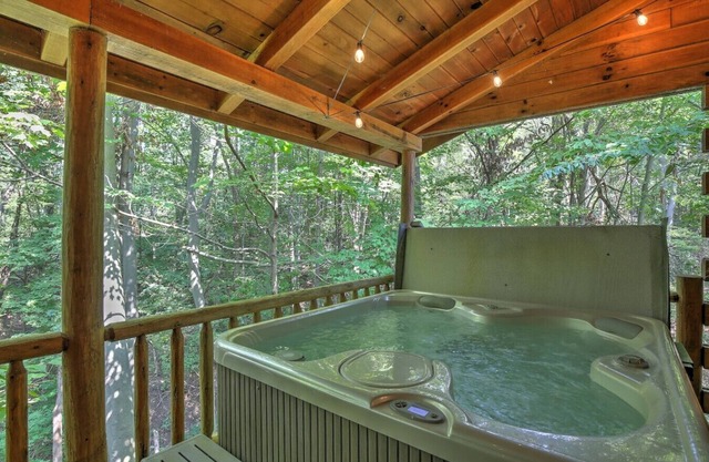 Secluded Cabin Getaway with Hot Tub, Kitchen, and Fireplace