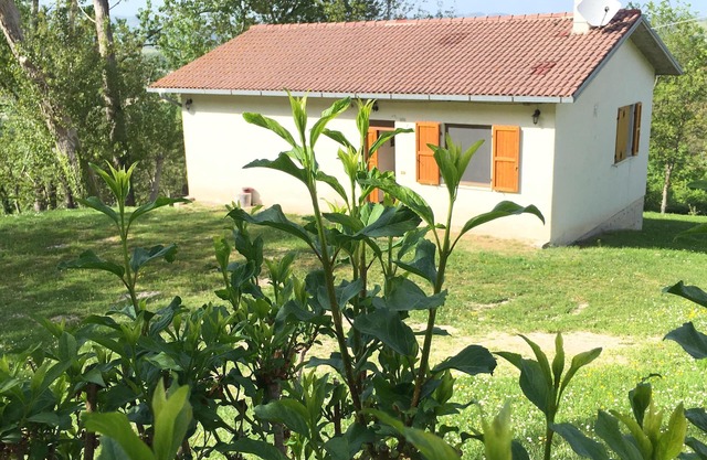 Secluded house in the mountains with garden