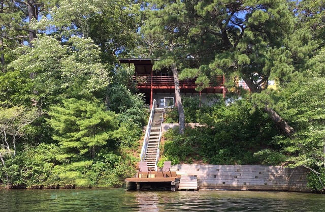 Secluded Waterfront Home with Dramatic Pond Views