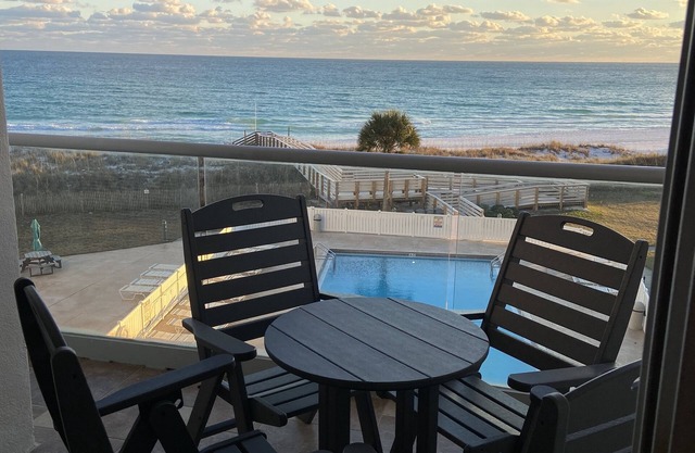 See our reviews! Beach front! Beach chairs and umbrella included March-Oct 31st