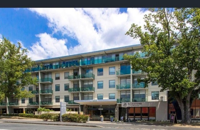 Self contained in city with on site restaurant, gym & parking