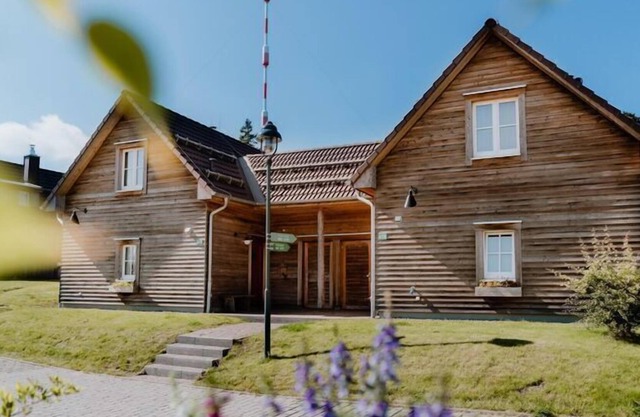 Semi-detached houses, turf house