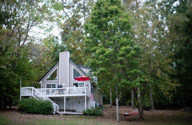 Serene Lakefront Home with Private Dock, Hot Tub, Fire Pit and Boat!