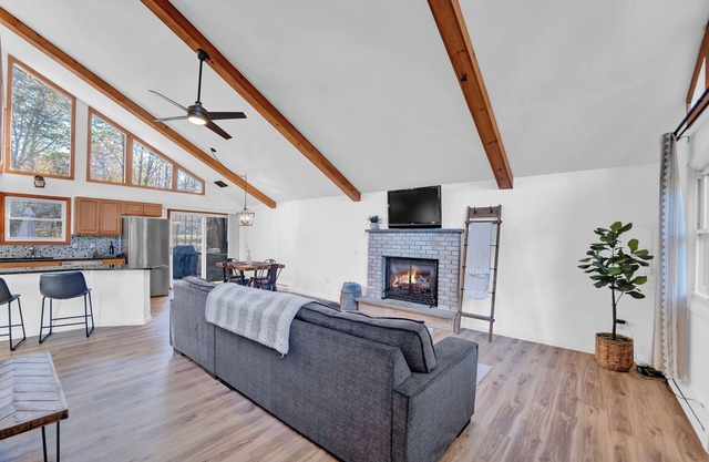 Serene Mountain Getaway w/Game Room & Firepit