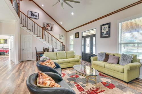 Serene Ranch Home with Outdoor Kitchen in Needville!