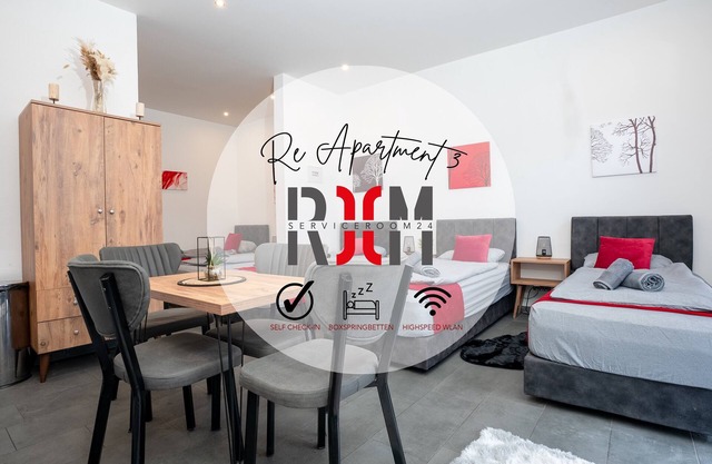Serviceroom24 - Apartment 3 in Recklinghausen High WLAN - TV - 24-7 check-in