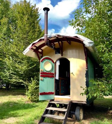 Shepherd's hut in nature