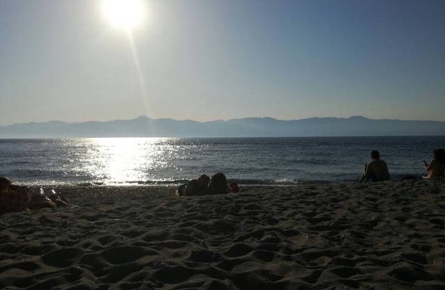 single house with garden in Villa San Giovanni (RC) in front of Messina strait