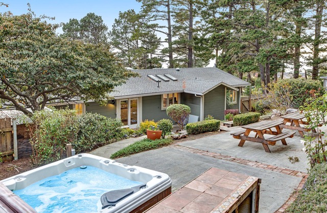 Single-Level Ocean View Getaway w/Private Hot Tub, Free WiFi & Wood Stove