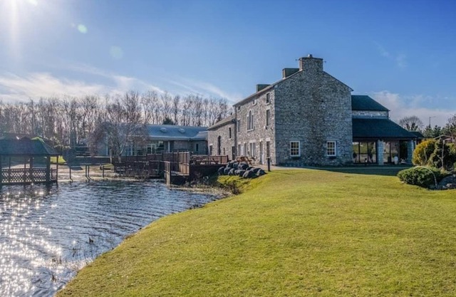 Situated at Borwick Lakes, this holiday home boasts a spacious feel.