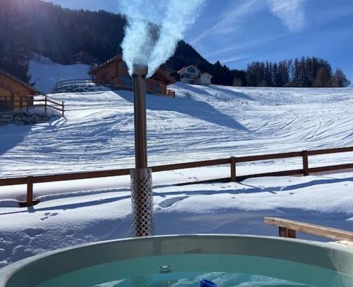 Ski in out Swiss Alps Chalet Charelle by Jolidi