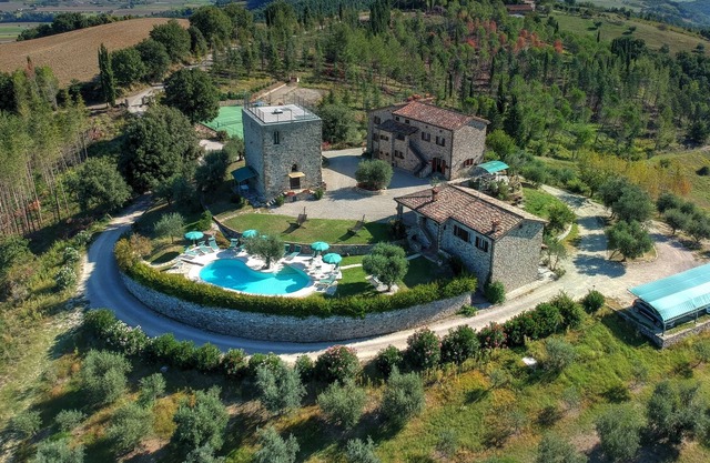 SMALL VILLAGE ON THE TOP OF THE HILL WITH SPLENDID PANORAMA