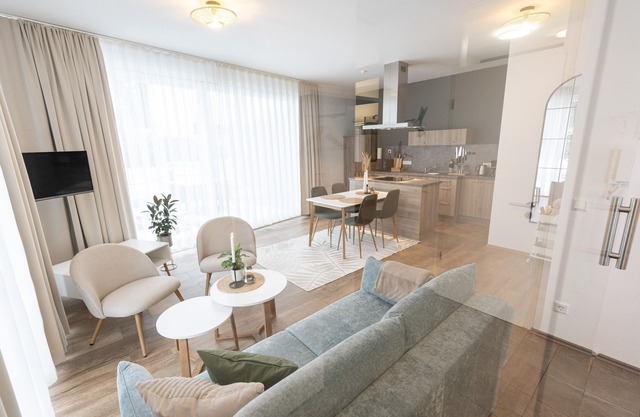 SmartFewo: Windbrecher | terrace | sauna | parking