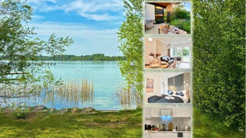 Snug Stays 2 - Design 1-Zimmer-Studio am See mit Terrasse, Garten, Badestelle vor dem Haus