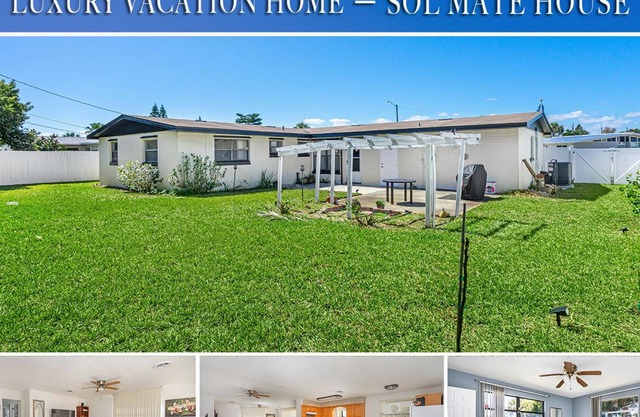 Sol Mate House - Beach-side - 3BR/2BA