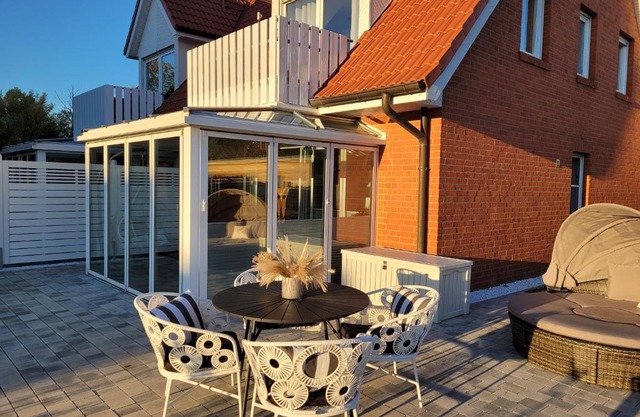 Sonneninsel & Ankerplatz Wiek mit eigener Sauna