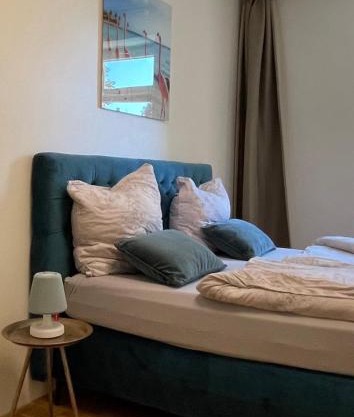 Soul-Apartment Terrasse Privat-Parkplatz Boxspringbett 55Zoll TV WLAN