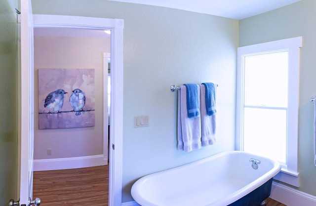 Spacious 2 bedroom historic home with two king beds and kitchenette.