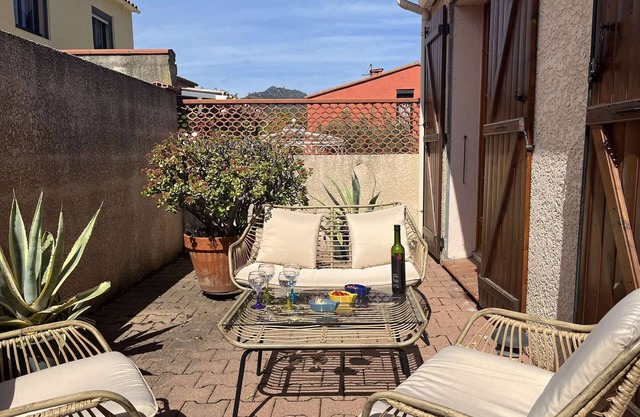 Spacious 2BR House in Banyuls-sur-Mer, Terrace, A/C, Garage, Near Beach