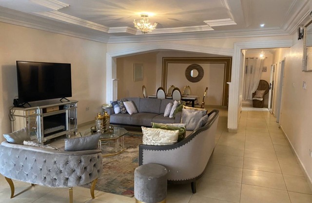 Spacious 3-bedroom apartment with WiFi and AC in East Legon Accra