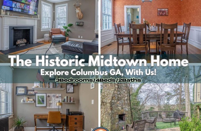Spacious 3BR Midtown Home | Grad Family Stays