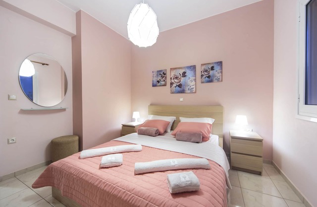Spacious apartment a minute away from the beach in Almyrida