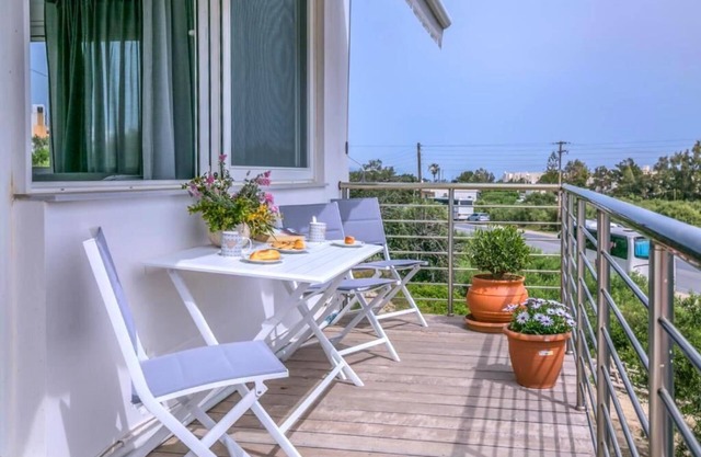 Spacious apartment with balcony just a few minutes from the beach