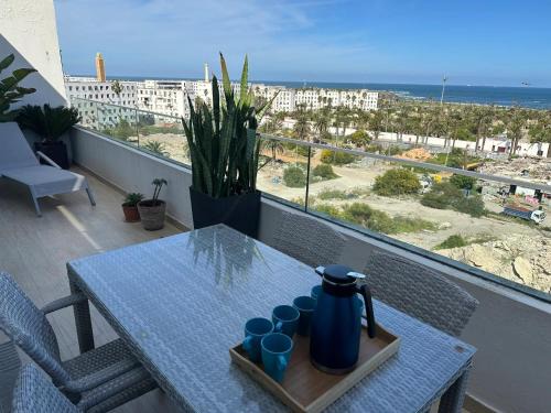 Spacious Apartment in Casablanca with Stunning Sea View