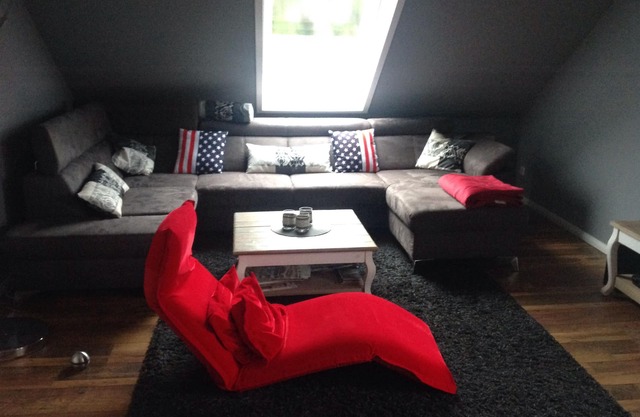 Spacious apartment (maisonette apartment over 2 floors) in country house style