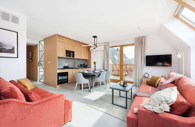 Spacious apartment with a view