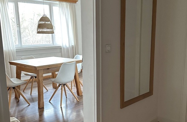Spacious apartment with a balcony