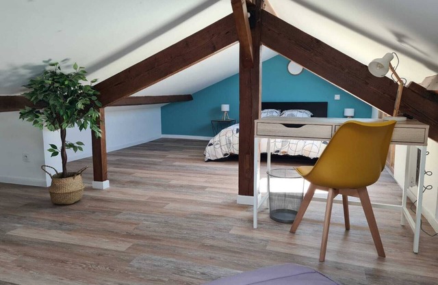 Spacious attic duplex