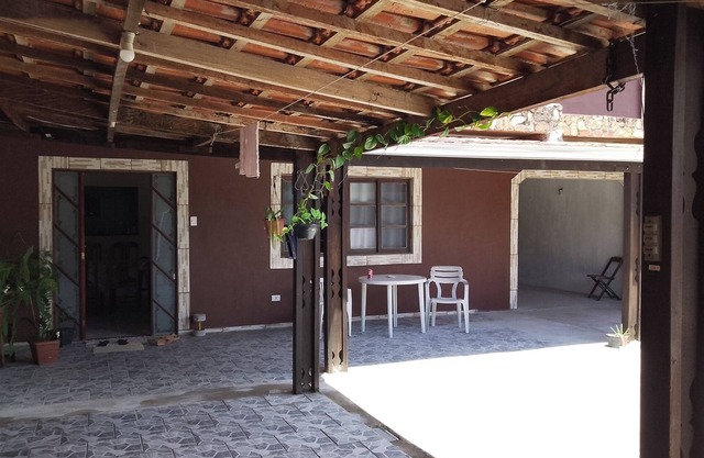 Spacious house with garage and leisure area.