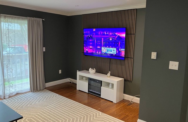 Spacious ground level apt with balcony!