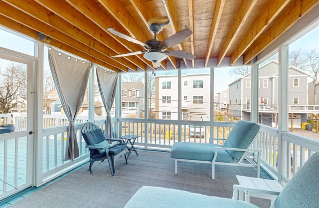 Spacious home with bay views, deck, balcony and gas grill